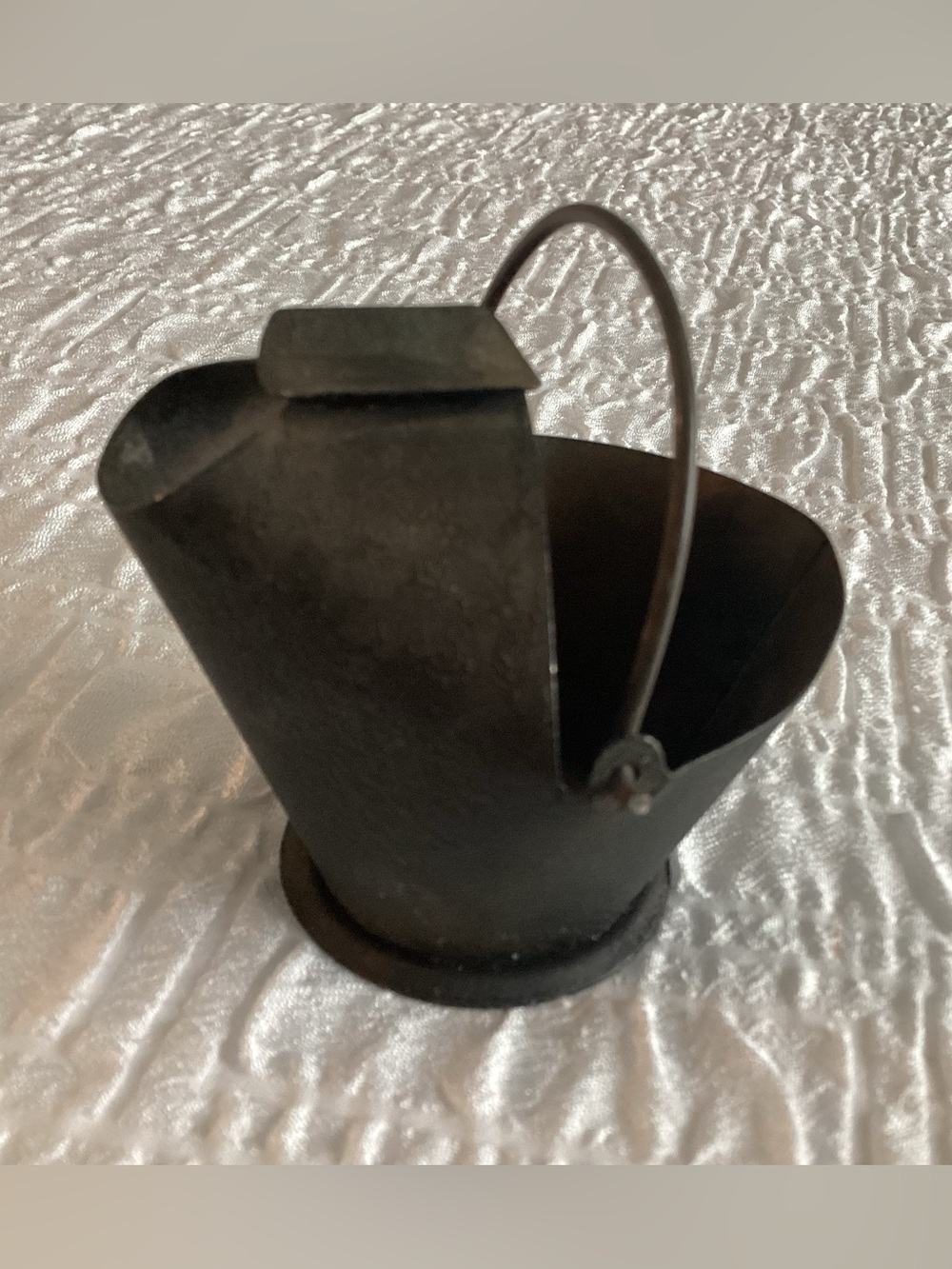 Antique Miniature toy Coal scuttle bucket which were salesman samples or toys